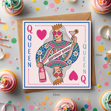 Birthday queen card