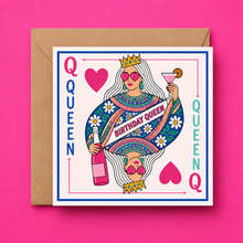 Birthday Queen card can be sent direct to the recipient