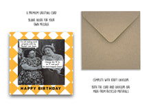 Bucket list birthday card