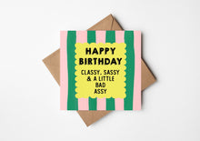 Classy sassy birthday card