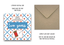 two year anniversary card