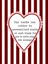 Personalised birthday card