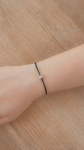rainbow wish string bracelet