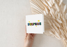 card to surprise someone