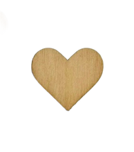 wooden heart keepsake for five year anniversary