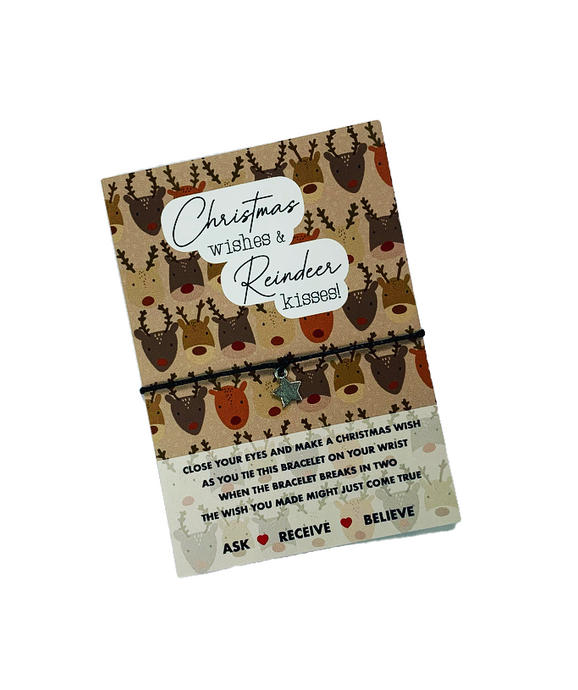 reindeer wish bracelet