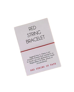 red string bracelet