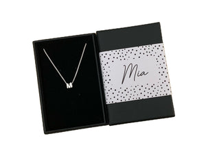 personalised silver necklace