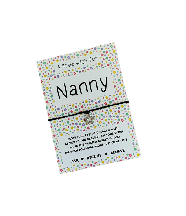 nanny wish bracelet