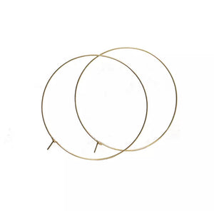 50mm gold hoop earrings