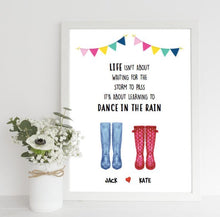 couples welly print