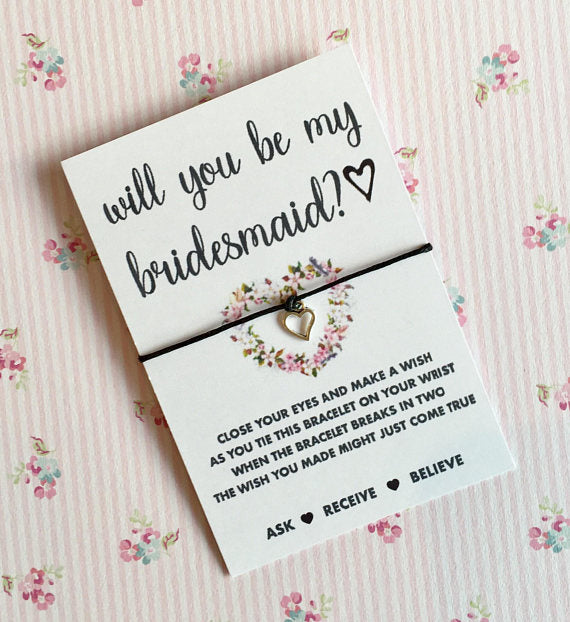 Will you be my Bridesmaid Wish String