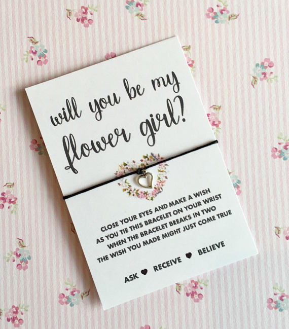 Will you be my Flower Girl Wish String