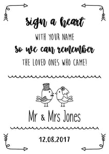 Welcome to our wedding - wedding sign print