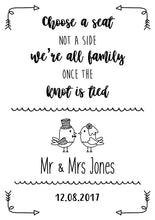 welcome to our wedding sign print