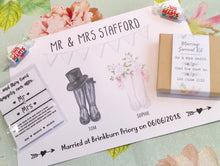 personalised wedding gift box goodies