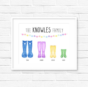 family welly print