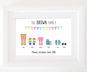 personalised shoes print